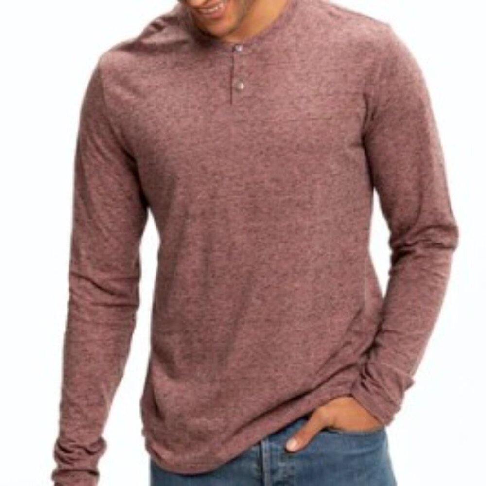 SONOMA LONG SLEEVE THERMAL HENLEY - XL
